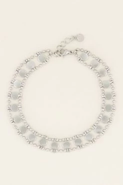 Enkelbandje Dubbele Muntjes