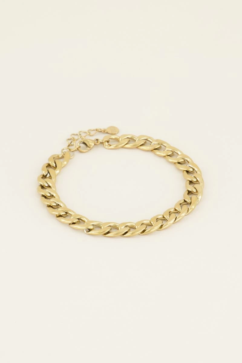 Armband Platte Schakels 2 Armband Platte Schakels - Afbeelding 2