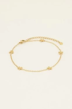 Sunchasers Enkelbandje Met Meerdere Bloemetjes -Mode Verkoop anklet with multiple flowers 4