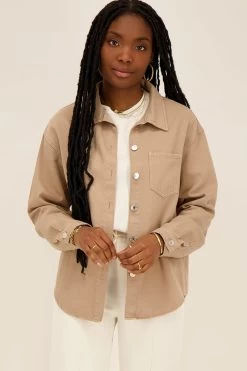 Beige Spijkerjas La Vie A Paris