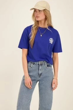 Blauw T-shirt Rive Gauche Droite