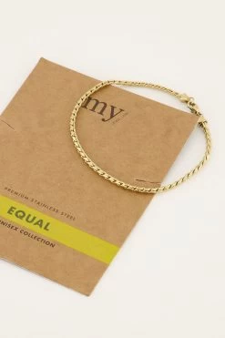 Mode Verkoop -Mode Verkoop equal armband schuine schakel 2 mj05486 1200