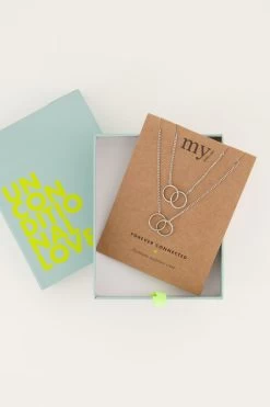 Forever Connected Kettingen Set -Mode Verkoop forever connected ketting set mj05002 2