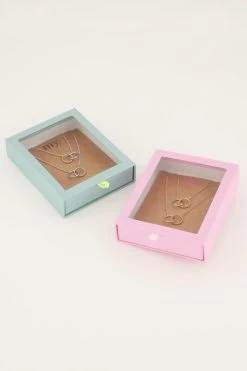 Forever Connected Kettingen Set -Mode Verkoop forever connected ketting set mj05002 3