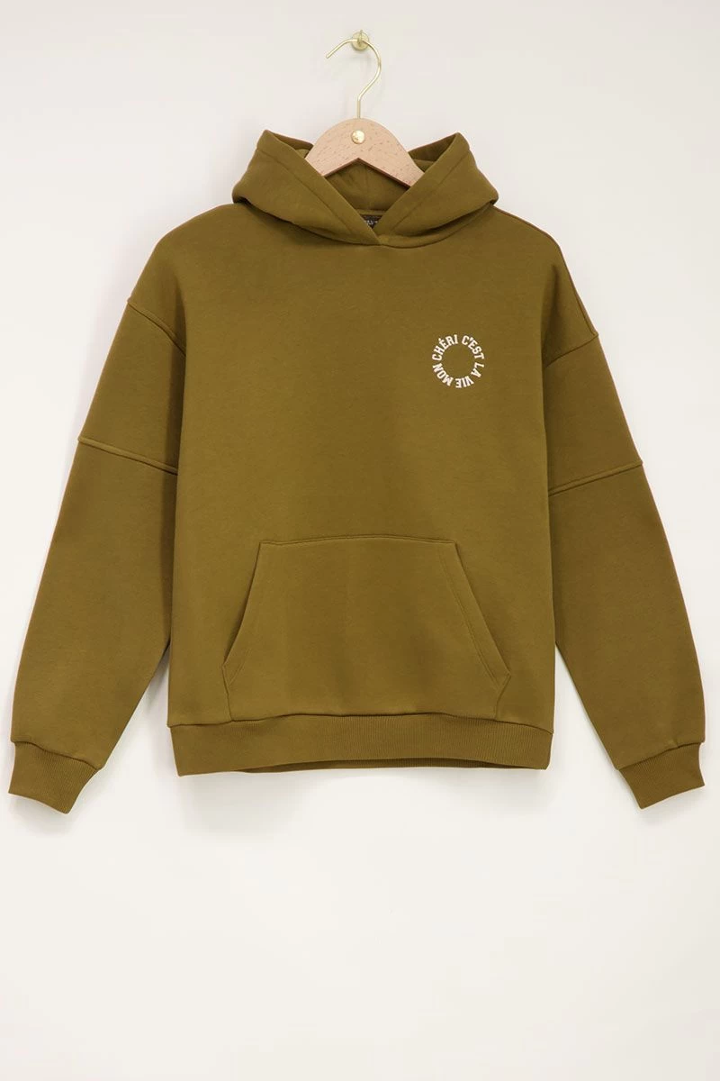 Groene Hoodie Le Grand Amour 7 Groene Hoodie Le Grand Amour - Afbeelding 7