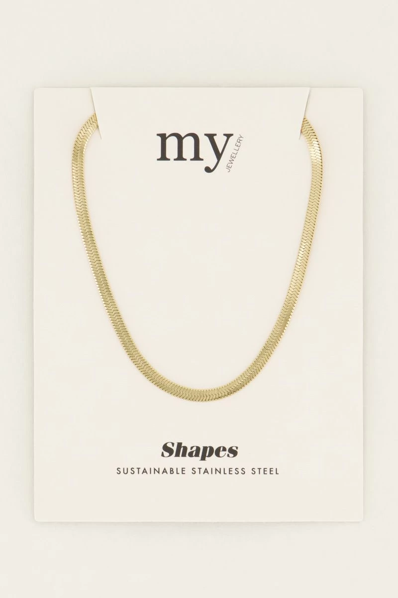 Platte Schakelketting Dun 1 Platte Schakelketting Dun