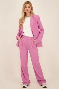 Roze Pantalon Wijdvallend