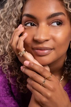 Ring Met Transparante Steen -Mode Verkoop product images mj 5793