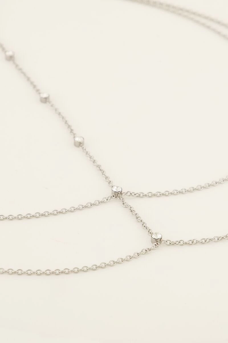 Body Chain Met Strass Steentjes 3 Body Chain Met Strass Steentjes - Afbeelding 3