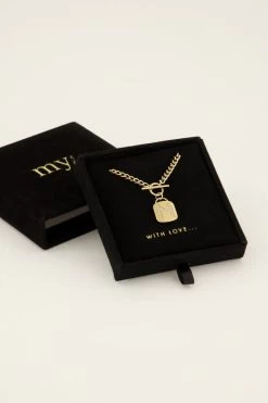 Schakelketting Met Zirkonia Initial