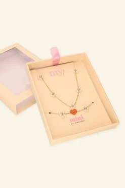Kinder Giftbox Bloemen Ketting & Armband