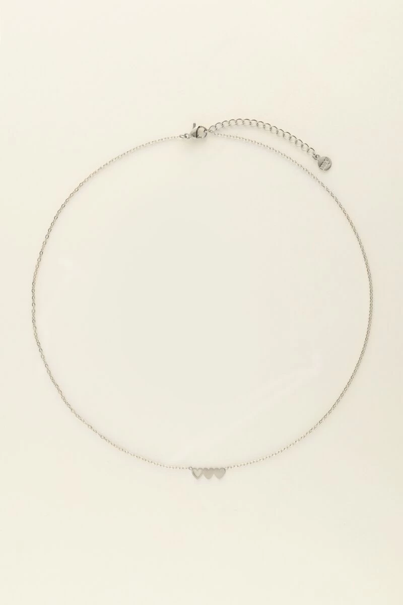 Kettingen Set Drie Hartjes 2 Kettingen Set Drie Hartjes - Afbeelding 2