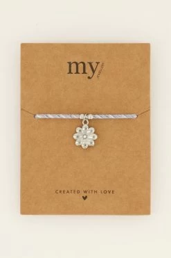 Blauwe Armband Met Love In Bloom Charm 7 Blauwe Armband Met Love In Bloom Charm -Mode Verkoop product images pink bracelet with love in bloom charm 1