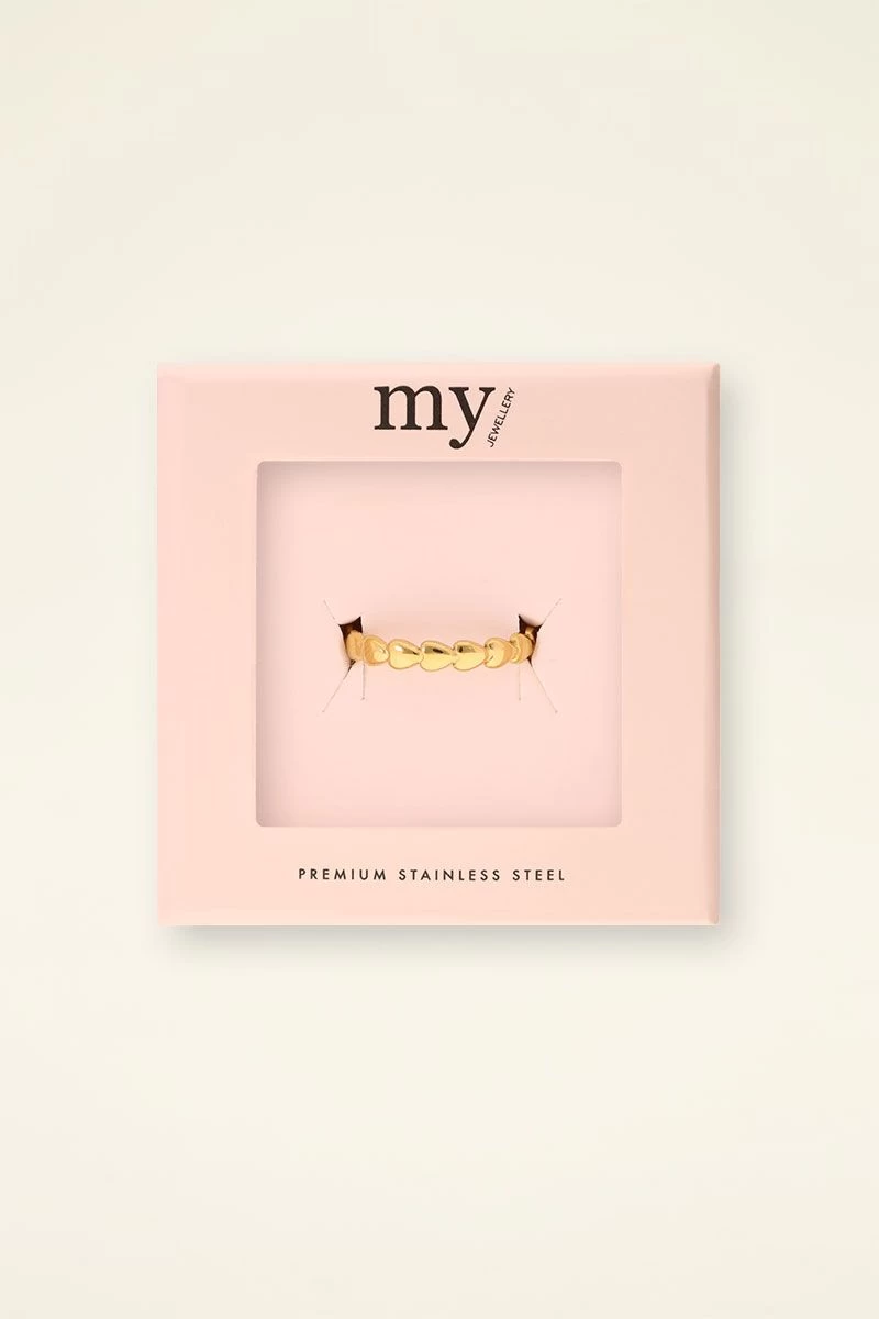 Ring Met Kleine Hartjes 6 Ring Met Kleine Hartjes - Afbeelding 6