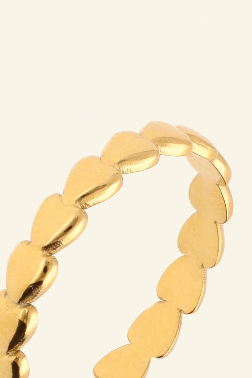 Ring Met Kleine Hartjes 5 Ring Met Kleine Hartjes - Afbeelding 5