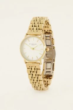 Rond Horloge Met Kleine Witte Wijzerplaat