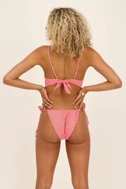 Roze Bikini Set Met Ruitjes 10 Roze Bikini Set Met Ruitjes -Mode Verkoop roze bikini set met ruitjes mj06822 0800 achterkant