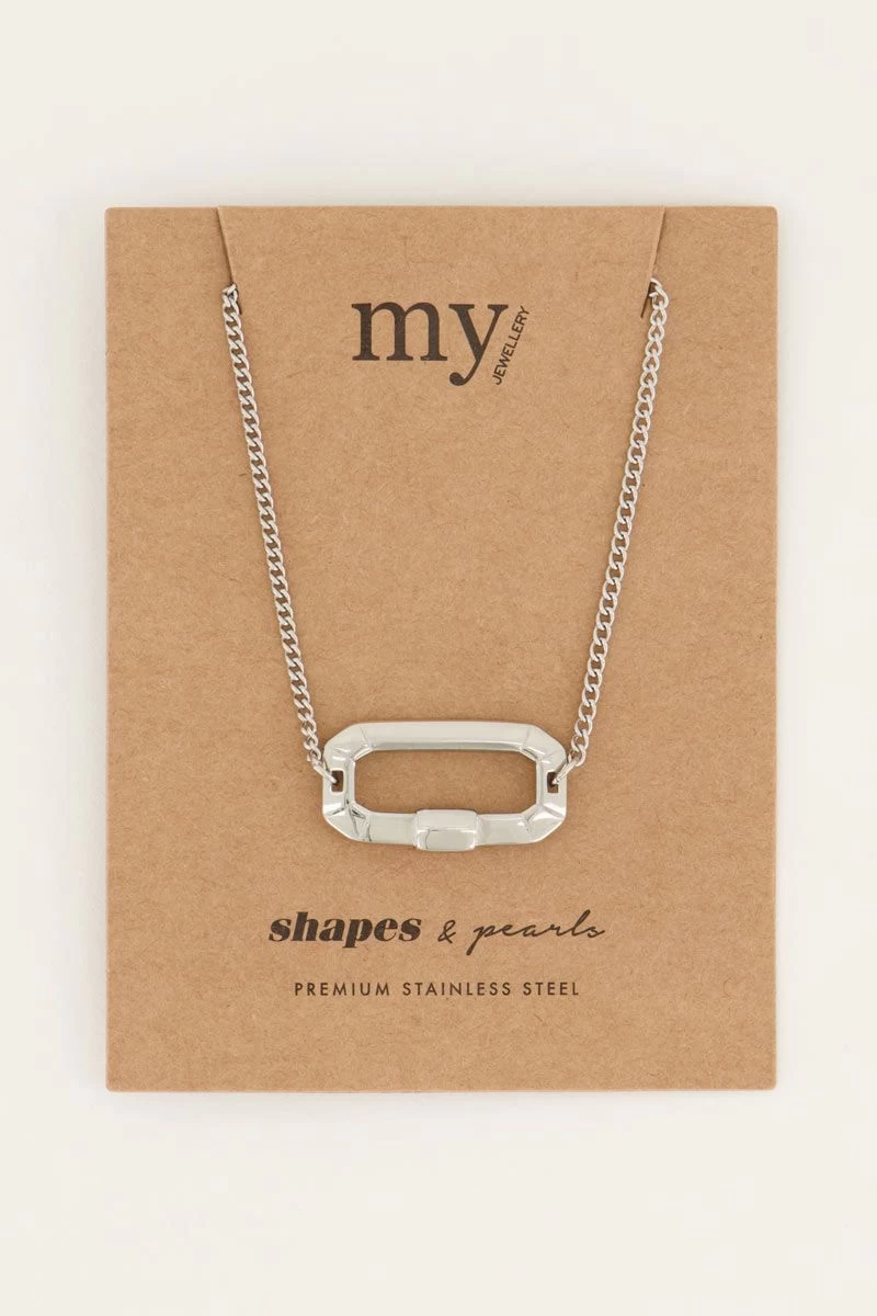 Shapes Ketting Met Rechthoek 1 Shapes Ketting Met Rechthoek