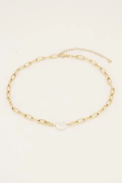 Shapes Schakelketting Met Hartje 10 Shapes Schakelketting Met Hartje -Mode Verkoop shapes schakelketting met hartje mj06021 1200 2